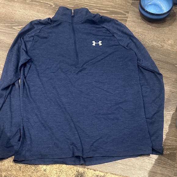Under Armour Navy Quarter-Zip Top - Picture 1 of 1